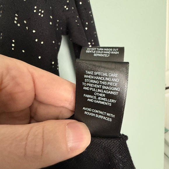 Sass & Bide black & gold electric feels knitwear small - Picture 4 of 9